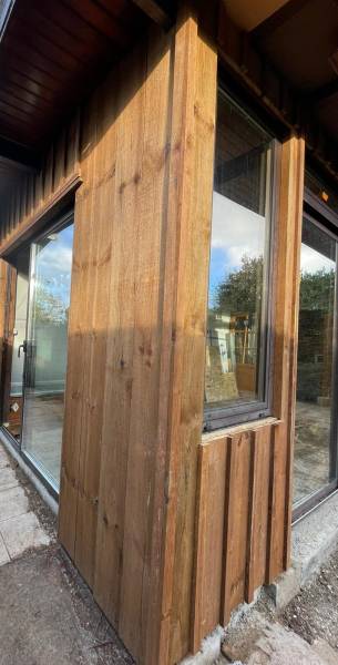 Habillage par bardage bois landais Biscarosse