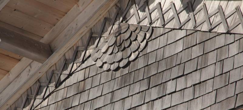 Bardage et toiture en tavaillons à Saint Paul en Born