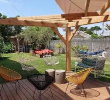 Notre zone d'activité pour ce service Création de terrasses en bois et composite pour aménagement extérieur