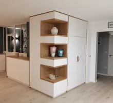 Notre zone d'activité pour ce service Création de décoration et de meubles sur-mesure en bois et métal à